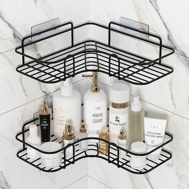 Corner Shower Caddy with 2 tier bathroom storage