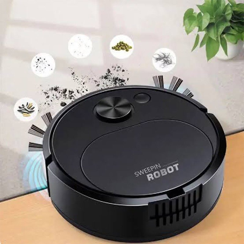Robot Floor Cleaner with automatic sweeping brushes