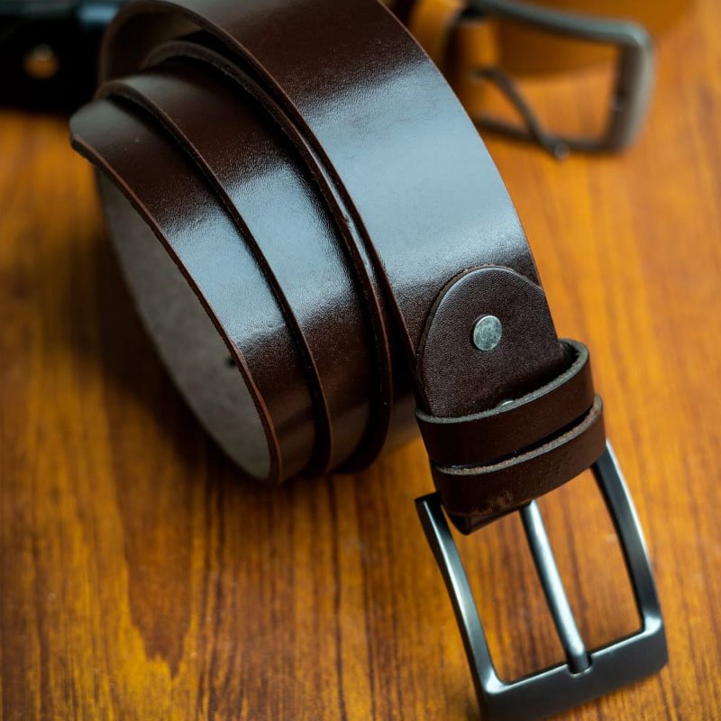Men Leather Belt | Stylish Buckle Belt for Men - Image 3