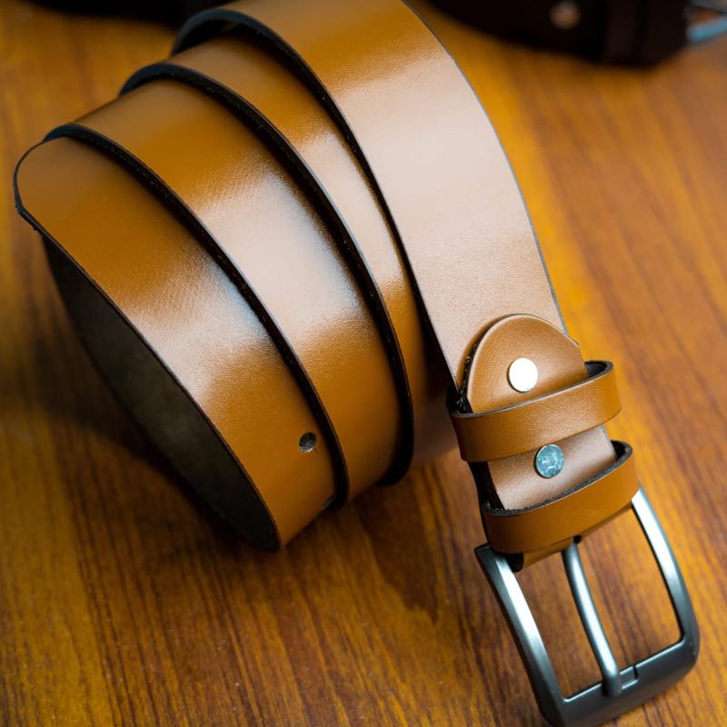 Men Leather Belt | Stylish Buckle Belt for Men - Image 4