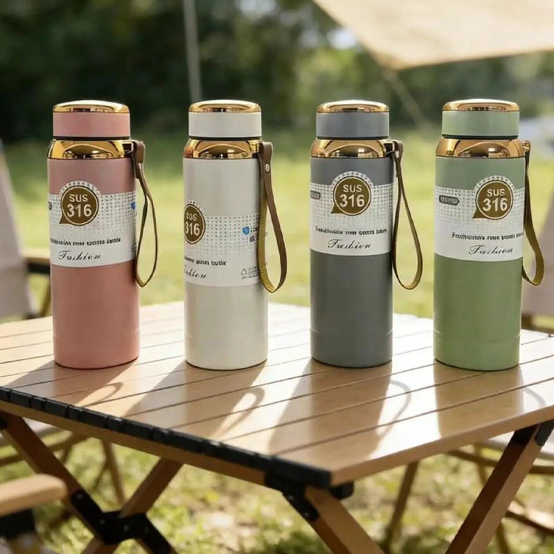 Insulated Water Bottle with carry strap