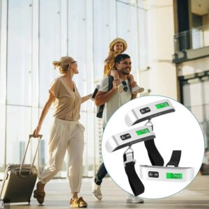 Digital Luggage Scale with LCD display and hanging strap