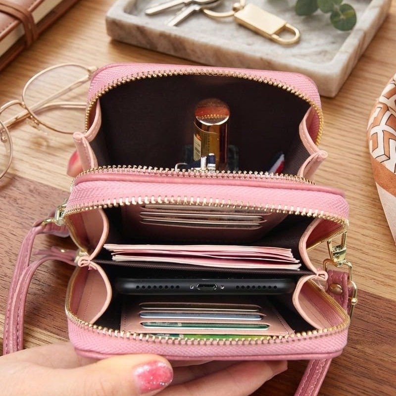 Forever Young Cross Body | Bag For Women | Double Pocket Mobile Pouch - Image 2