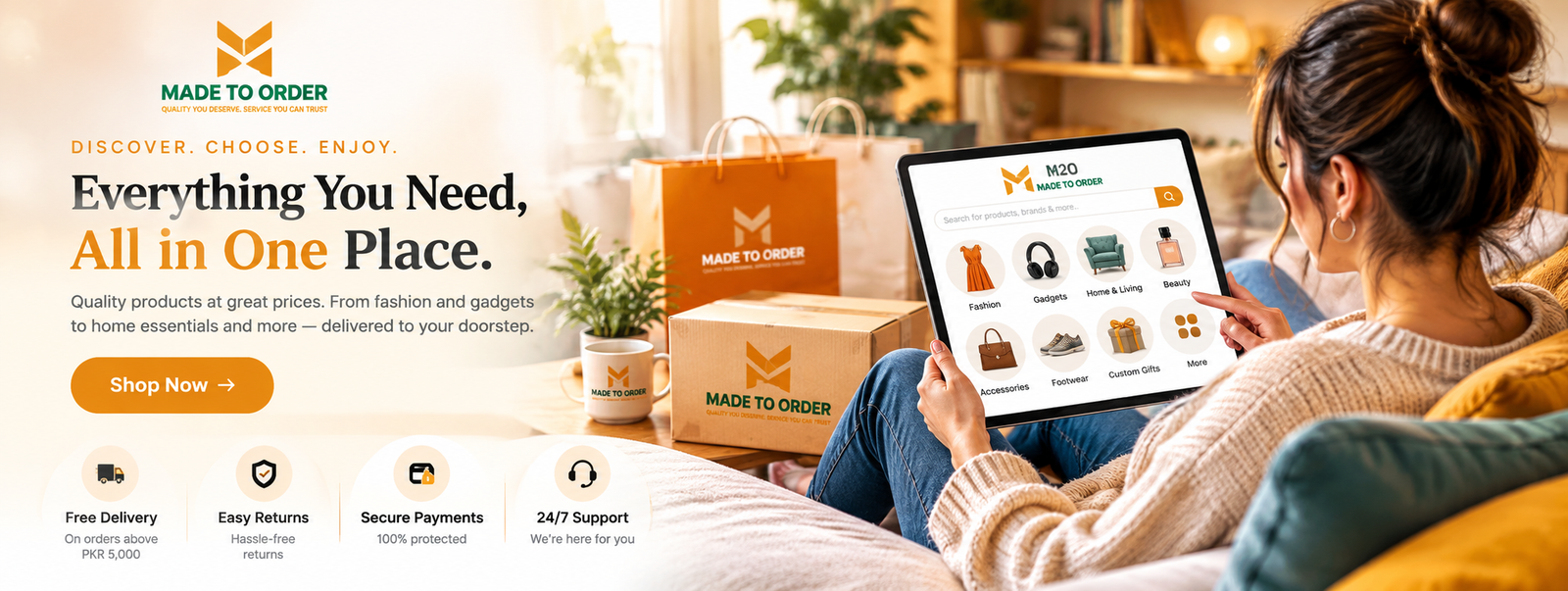 Shop online at M2O Store