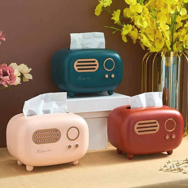 Modern Tissue Box Holder | Stylish Home Decor Tissue Dispenser - Image 2