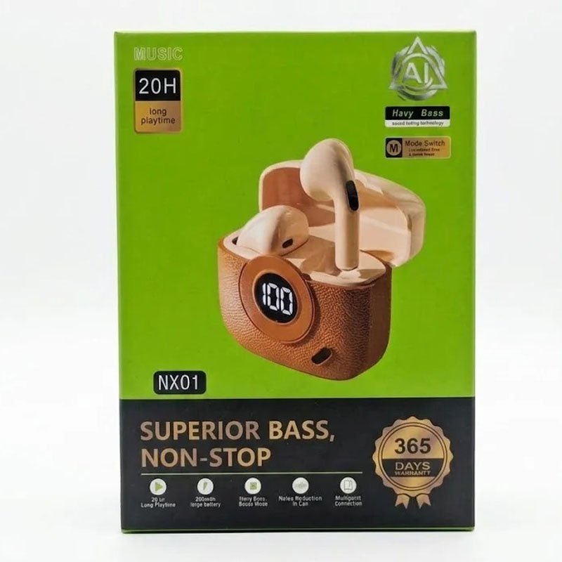 Superior Bass Non-Stop Wireless Bluetooth Earbuds - Image 2