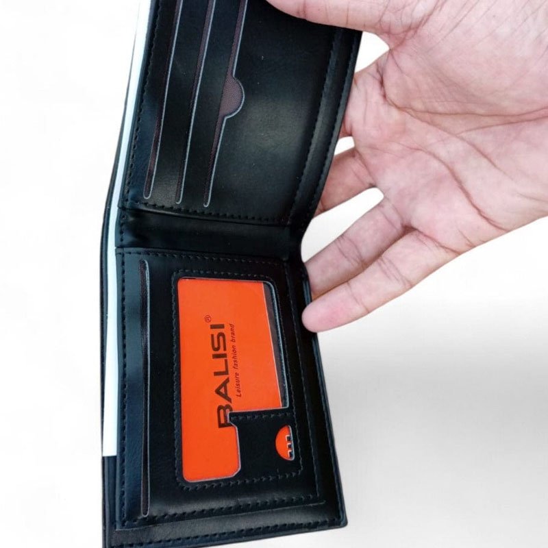 Men Wallet Card Holder | Premium Leather Wallet with ID Holder - Image 6