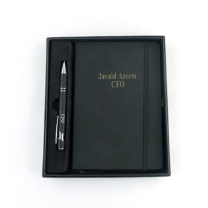 Personalized Executive Notebook and Pen Gift Set in Pakistan