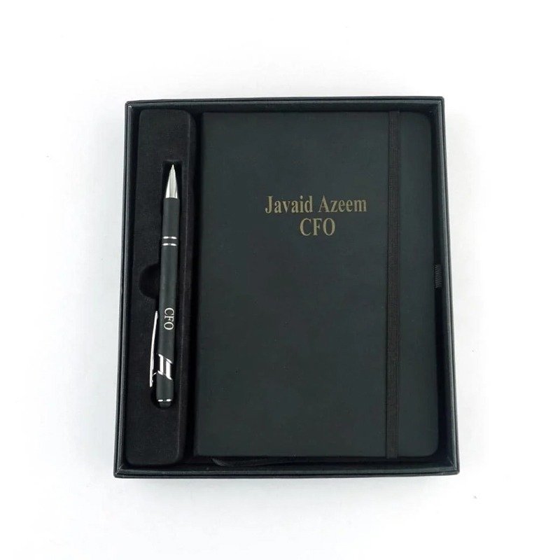 Personalized Executive Notebook and Pen Gift Set in Pakistan