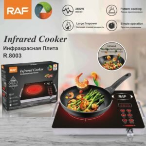 RAF infrared cooker R.8003 with 3500W heating power and digital control panel