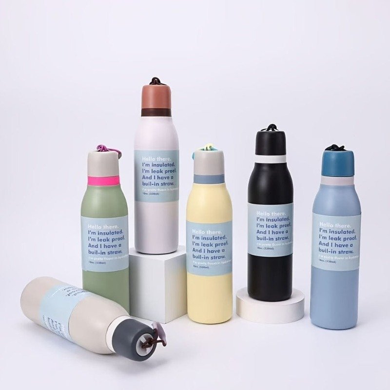 Insulated Water Bottle – Reusable Bottle for Hot & Cold Drinks - Image 6