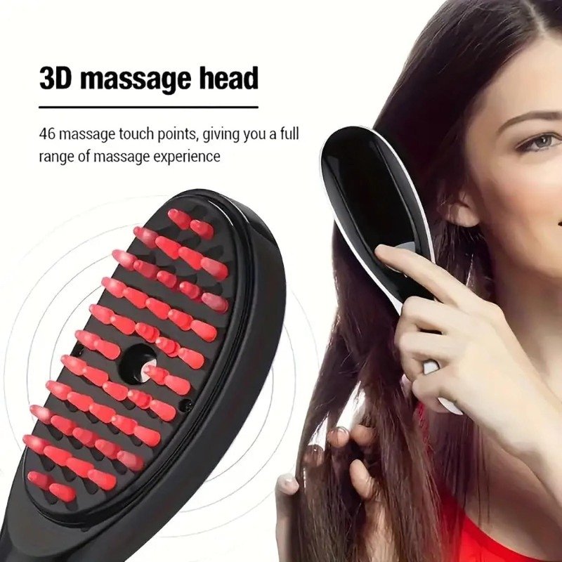 3D scalp massage brush with multiple massage touch points