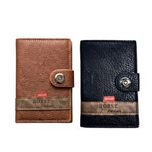 Men Leather Wallet – Stylish Compact Card & Cash Wallet