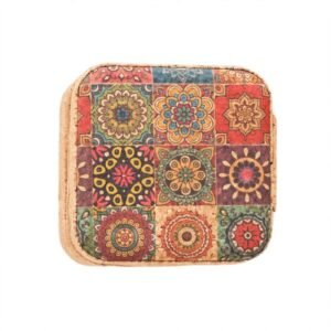 Portable travel jewelry organizer with multiple compartments